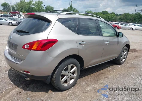 2009 Nissan Murano Sl from USA, damaged, VIN JN8AZ18W09W209570